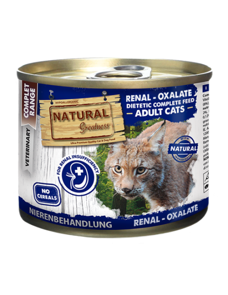 Natural Greatness Diet Vet Lata Cuidado Renal para Gatos 200gr