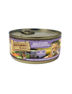 Natural Greatness Lata de Codorniz con Cerdo y Zanahorias para Gato