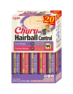 Churu Snack Pure Hairball Variedades Pollo y Atun para Gatos