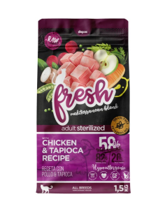 Fresh mediterranean blend Cat GF adult Sterilized pollo y tapioca