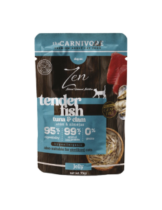 Zen Tender Fish Atún & almejas en gelatina 70gr.