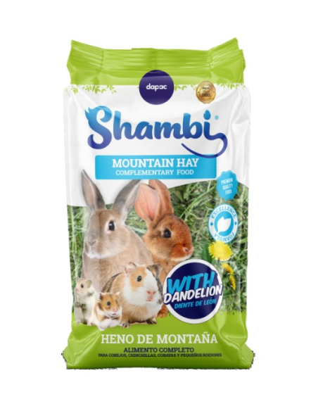 Heno Shambi diente de león 500gr + 200gr