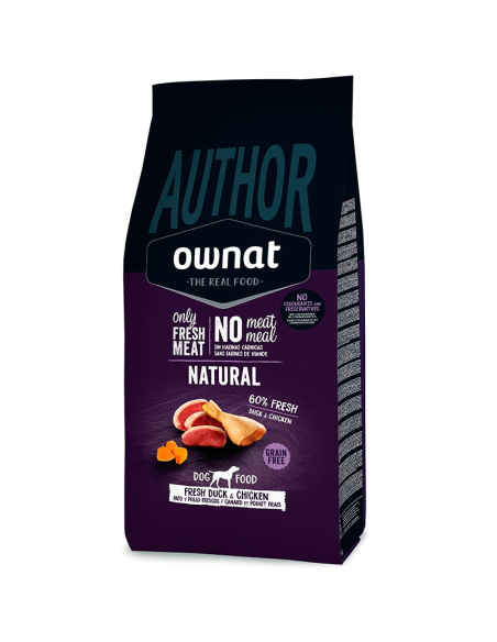 Ownat Author Dog Pato y Pollo Fresco Sin Cereales