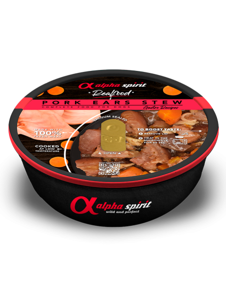 Alpha Spirit Estofado de Oreja de Cerdo para perros (280gr)