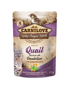 Carnilove Cat Sterilised Codorniz 85gr