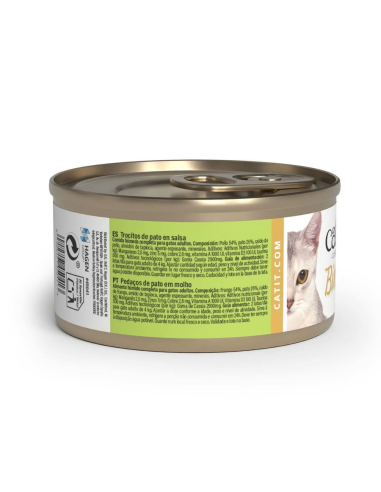 Catit Trocitos de carne de Pollo con Pato en salsa para gatos Cuisine Bites