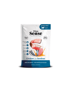 Dibaq Sense Cat Bites Pollo con Sardinas 100 Gr