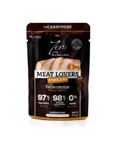 Zen Cat Pouches Meat Lovers Sterilized Pollo 85 gr