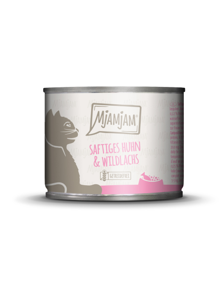 MjAMjAM: jugoso pollo con salmón salvaje