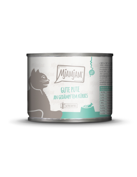 MjAMjAM: pavo rico con calabaza al vapor