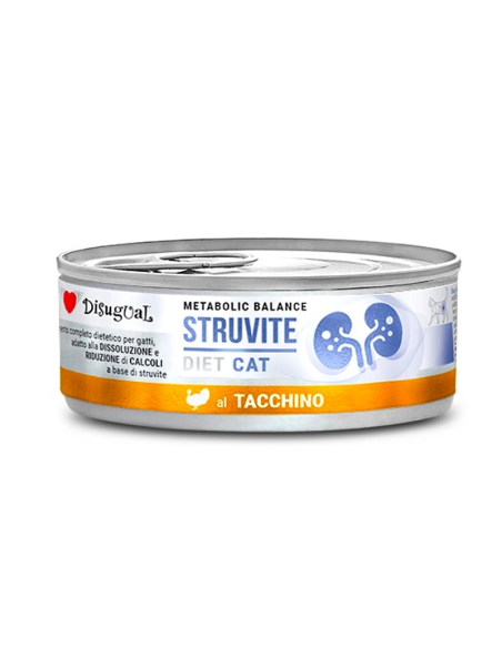 Disugual Diet Lata Struvite de Pavo para Gatos 85 gr