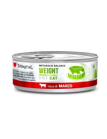 Disugual Diet Lata Weight de Ternera para Gatos 85 gr