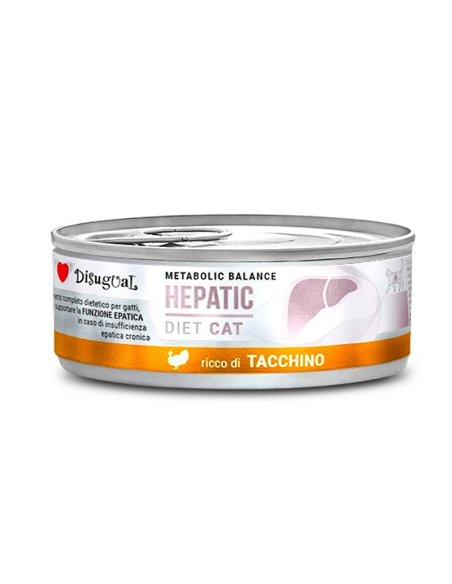 Disugual Diet Lata Hepatic de Pavo para Gatos 85 gr