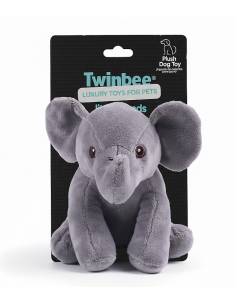 Twinbee - Peluche Elefante 15cm con sonido