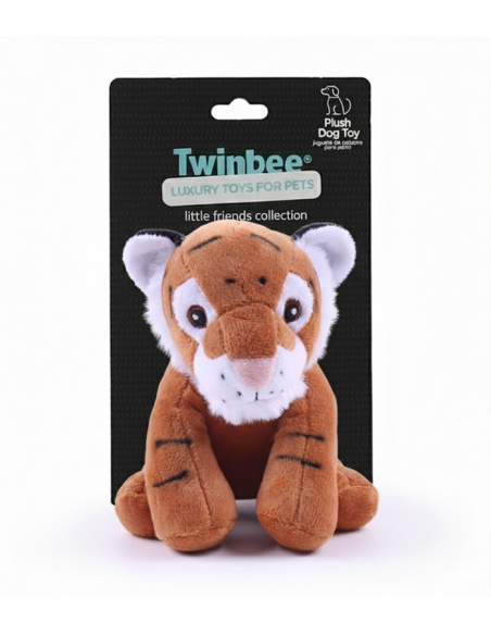 Twinbee - Peluche Tigre 15cm con sonido