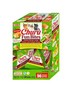 Churu Fun Bites Premios de Pollo y Calabaza para Gatos