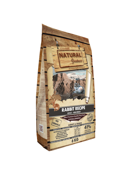 Natural Greatness Dog Receta Conejo Senior&Light Mini Monoproteina