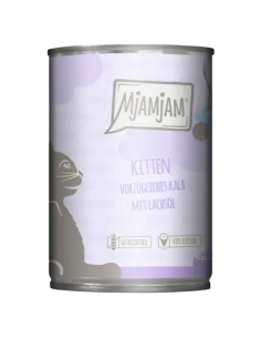 MjAMjAM Kitten Ternera con Aceite de Salmón