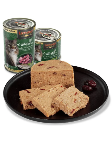 Leonardo Superior Lata Pavo con Trucha y Arándano Rojo para Gatos 200gr