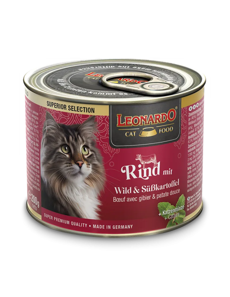 Leonardo Superior Lata Ternera con Venado y Boniato 200gr