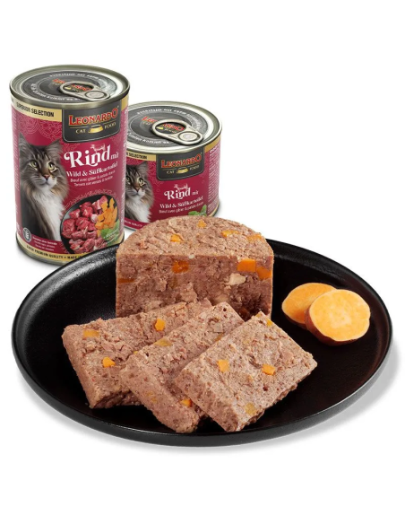 Leonardo Superior Lata Ternera con Venado y Boniato 200gr