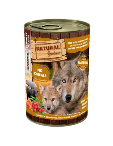 Natural Greatness Vacuno, Cerdo Ibérico y Judías Verdes 400 Gr