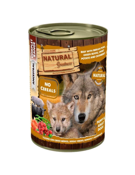 Natural Greatness Vacuno, Cerdo Ibérico y Judías Verdes 400 Gr