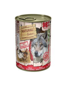 Natural Greatness Monoproteico Pollo lata para perros 400gr