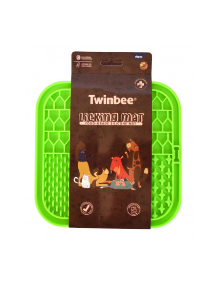 TWINBEE Licking Mat Alfombrilla Anti Voracidad