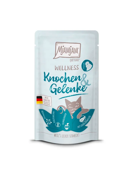 MJAMJAM WELLNESS Huesos y Articulaciones – Pollo Pouch de 125 g