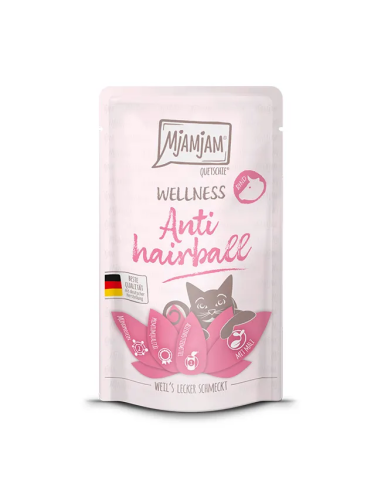 MJAMJAM WELLNESS Antibolas de Pelo – Vacuno Pouch de 125 g