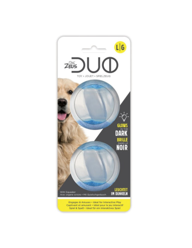 Pelotas para perros Zeus Duo - Pack de 2