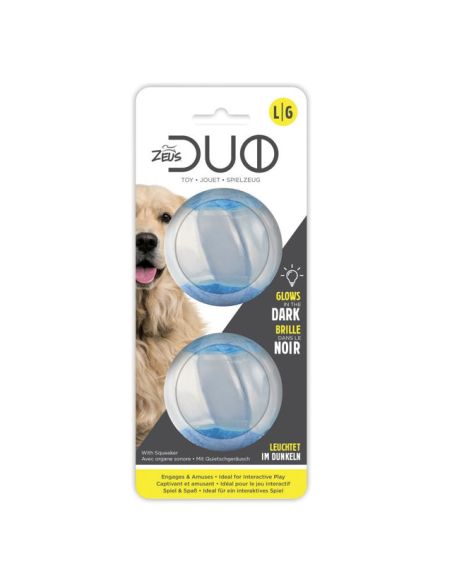 Pelotas para perros Zeus Duo - Pack de 2