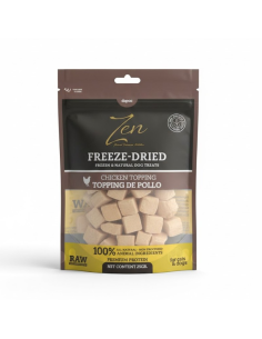 ZEN Freeze Dried Snacks de pollo en dados liofilizado