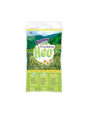 Bunny FrischGras Heno con Manzanilla para roedores 500gr