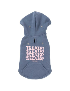 FUZZYARD Sudadera con capucha para perro azul TALLA 6