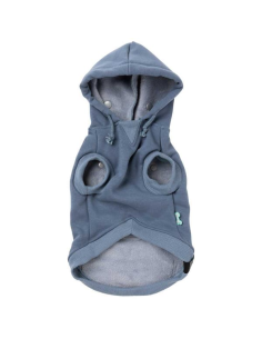 FUZZYARD Sudadera con capucha para perro azul TALLA 6 2