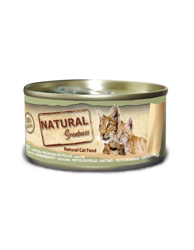 Natural Greatness Cat Kitten Pechuga de Pollo 70gr
