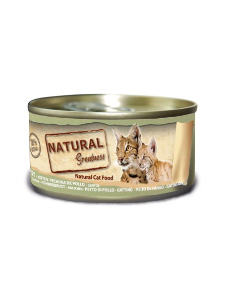 Natural Greatness Cat Kitten Pechuga de Pollo 70gr