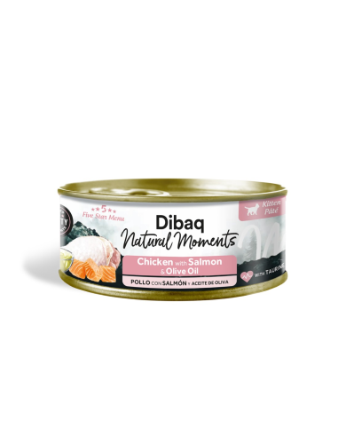 Dibaq Natural Moments Kitten Pollo con Salmón 70 Gr