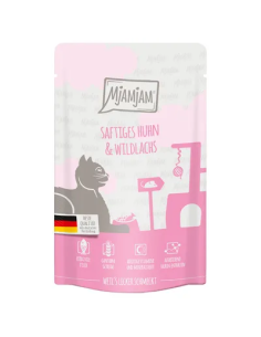 MjAMjAM Pollo Jugoso con Salmón Salvaje 125gr