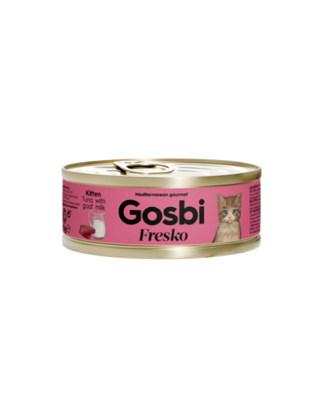 Fresko Cat Atún con Atún con Leche de Cabra Kitten 70gr