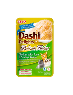 Churu dashi delicate flakes pollo atún vieira 40gr