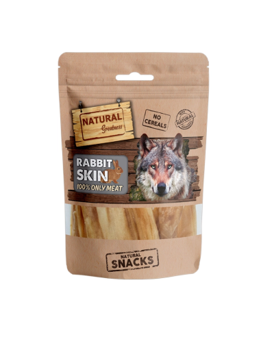 Natural Greatness Snack Piel de Conejo para Perros