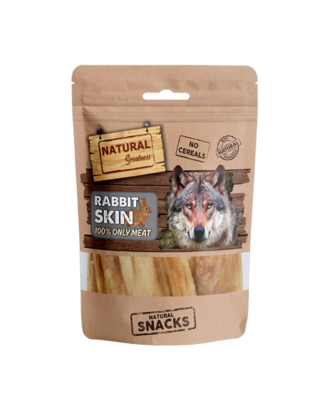 Natural Greatness Snack Piel de Conejo para Perros
