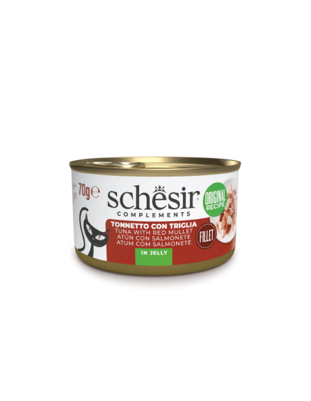 Schesir CAT Lata Atún con Salmonete en Gelatina 70gr
