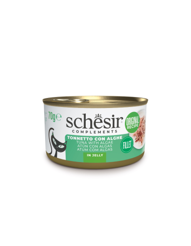 Schesir CAT Lata Atún con Algas en Gelatina 70gr