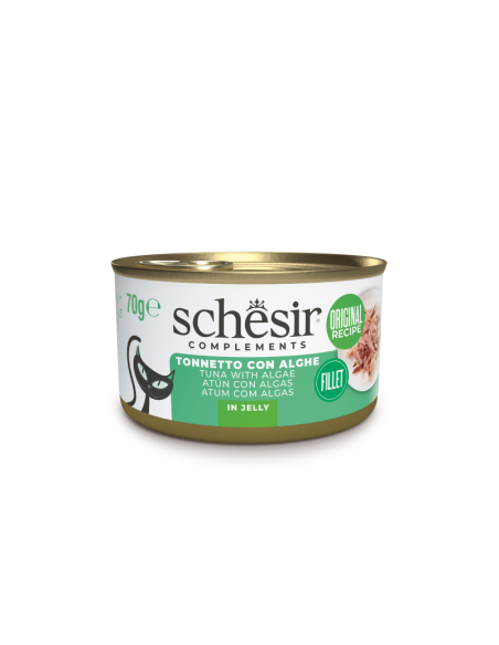 Schesir CAT Lata Atún con Algas en Gelatina 70gr