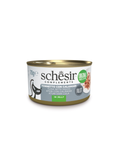 Schesir CAT Lata Atún con Calamar en Gelatina 70gr
