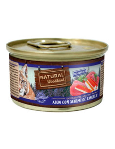 Natural Woodland Atún con Surimi de Cangrejo Gatos 85Ggr